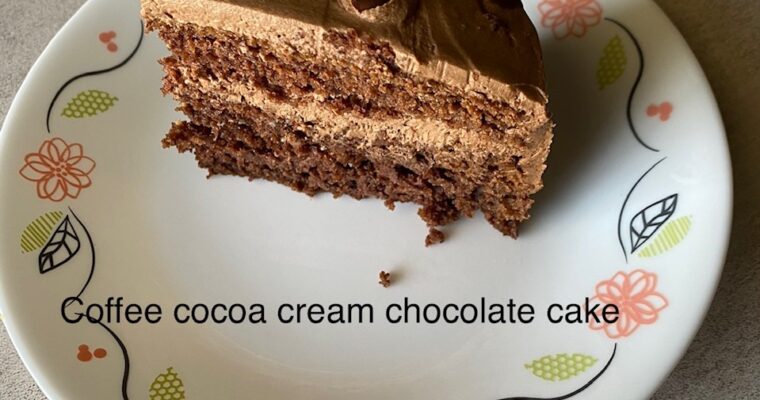 Mocha Chocolate Ganache Cake